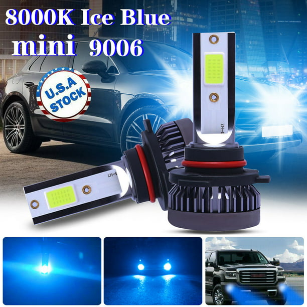 9005+9006 8000K LED Headlight Kit 120W ice blue Light Bulbs High&Low Beam Combo
